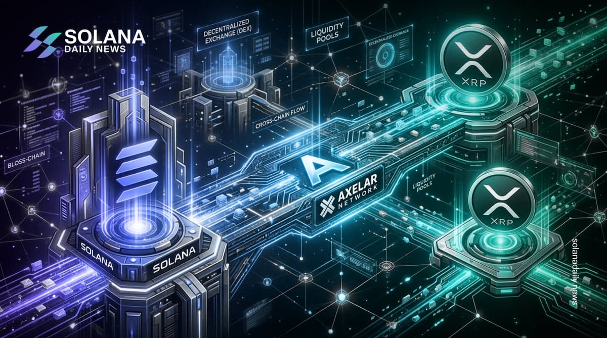 Solana Expands to XRP Ledger DEX via Axelar