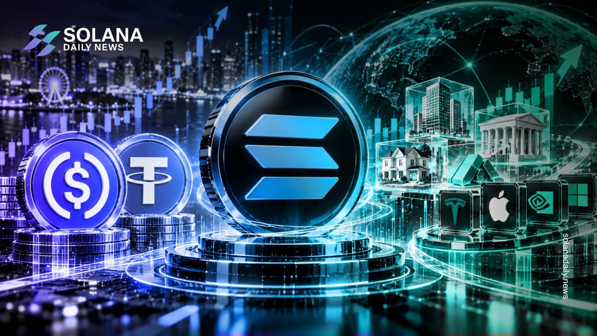 Solana Weekly Roundup: Stablecoins, RWAs and Tokenized Stocks Hit New Highs