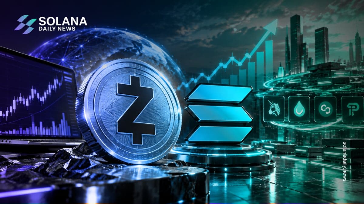 ZEC Supply on Solana Hits Record as DEX Trading Surges