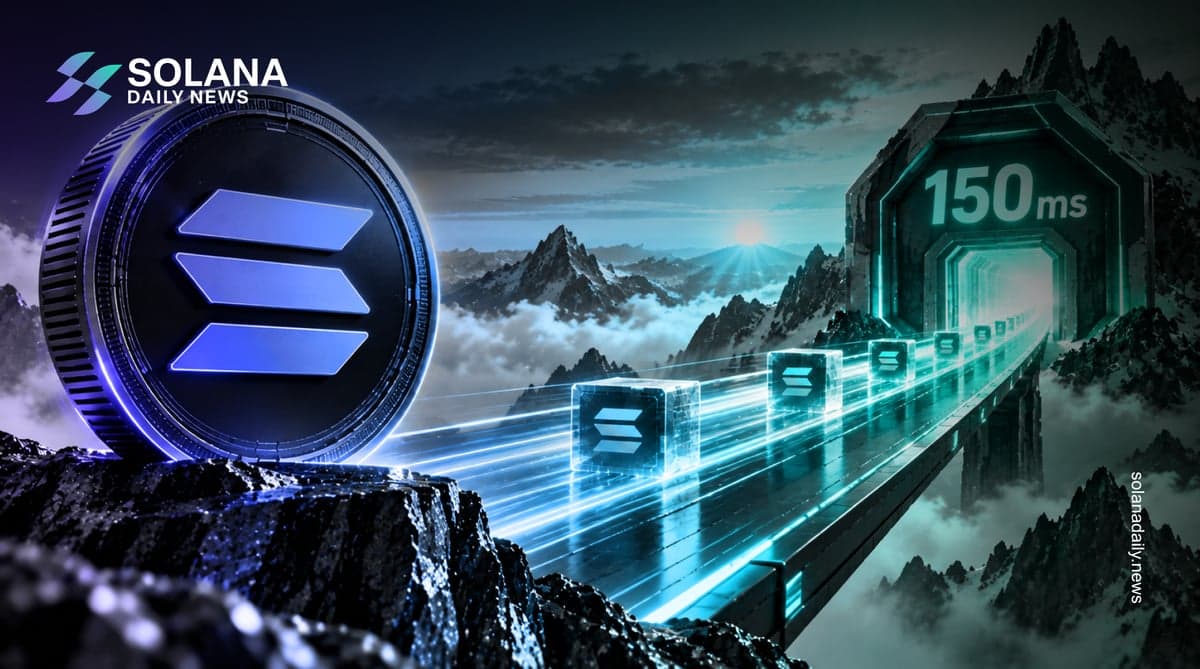 Solana tests Alpenglow to cut finality to 150 ms