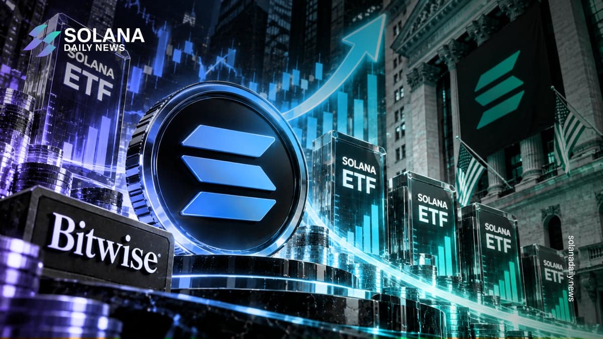 Solana ETFs Post Record $188M Weekly Inflows as Bitwise Leads