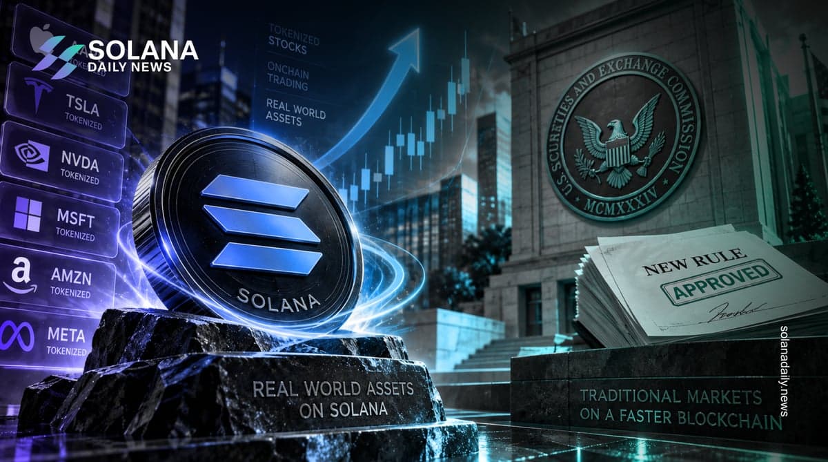 Solana Gains Tokenized Stock Boost From SEC Rule