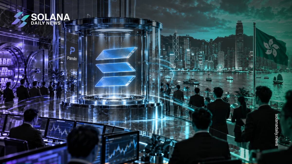 Pando Solana ETF Set to Launch in Hong Kong on October 13