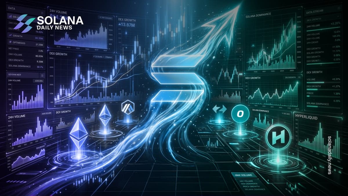 Solana Surpasses Ethereum, L2s and Hyperliquid in Spot DEX Volume